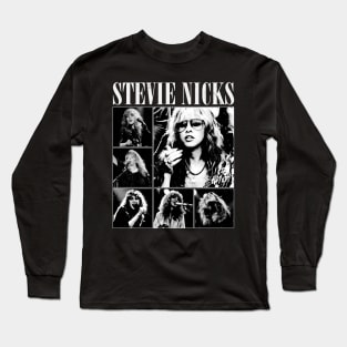 Stevie Nicks Vintage, Retro 90s Stevie Nicks, Fleetwood Mac Band, Fleetwood Mac Retro Graphic Long Sleeve T-Shirt